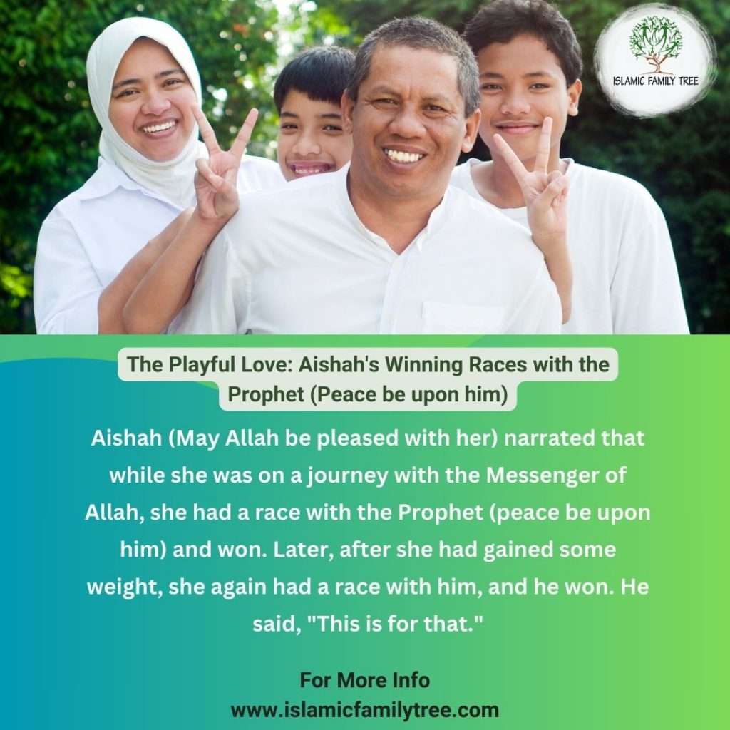 The Playful Love: Aishah's Winning Races with the Prophet (Peace be upon him)